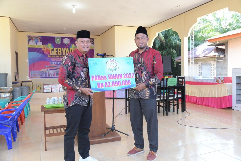 Penyumbang PADes Terbesar di Bengkalis, Bumdes Jangkang Sejahtera Gelar Gebyar Bagi Hasil Tahunan
