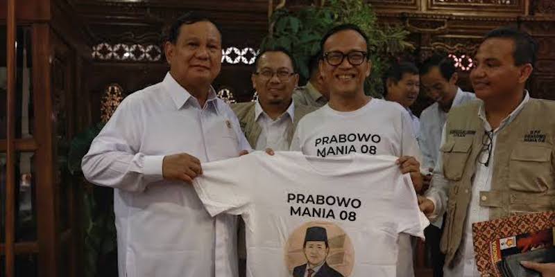 Veteran Relawan Jokowi Resmi Dukung Prabowo Maju Capres