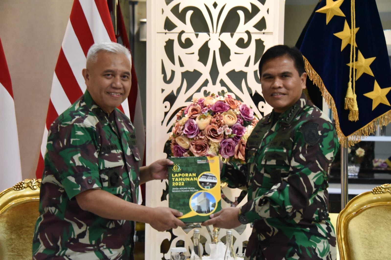 Sosialisasi Organisasi, JAM- Pidmil Melakukan Kunjungan ke Kasal TNI AL