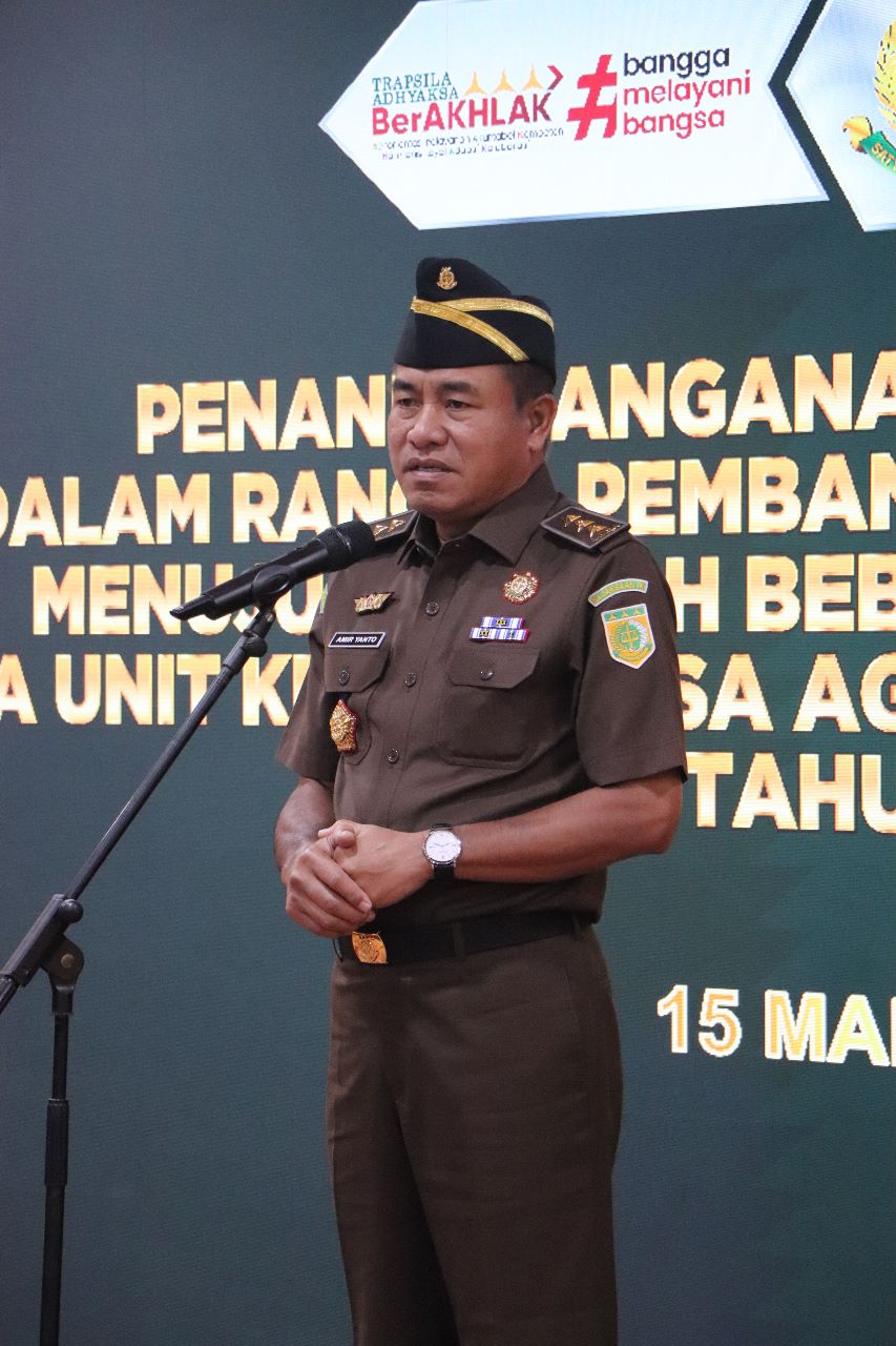 Pengarahan JAM-Intelijen, Laksanakan Core Value Trapsila Adhyaksa dan ASN Berakhlak