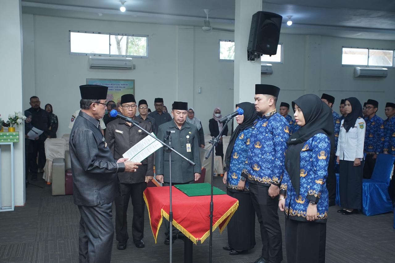 Bupati Wardan Lantik 127 Pejabat Fungsional Pengangkatan Pertama Pemkab Inhil