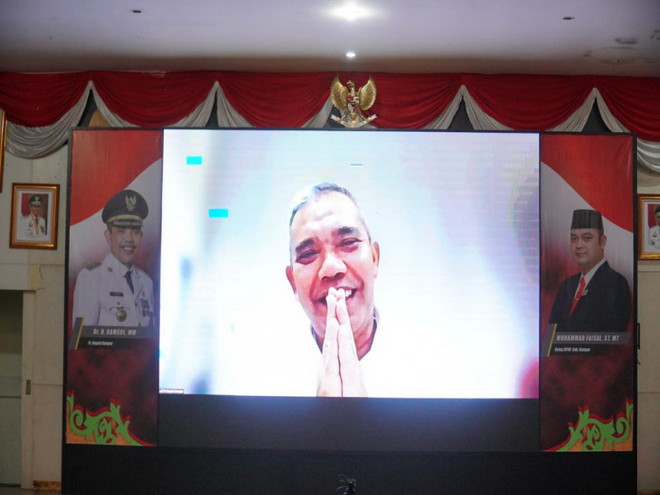 Pj Bupati Kampar Buka Sosialisasi Penyusunan LPPD Tahun 2022