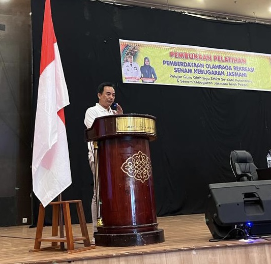 Dispora Pekanbaru Gelar Sosialisasi SKJ Pelajar Bagi Guru Olahraga SMP Negeri