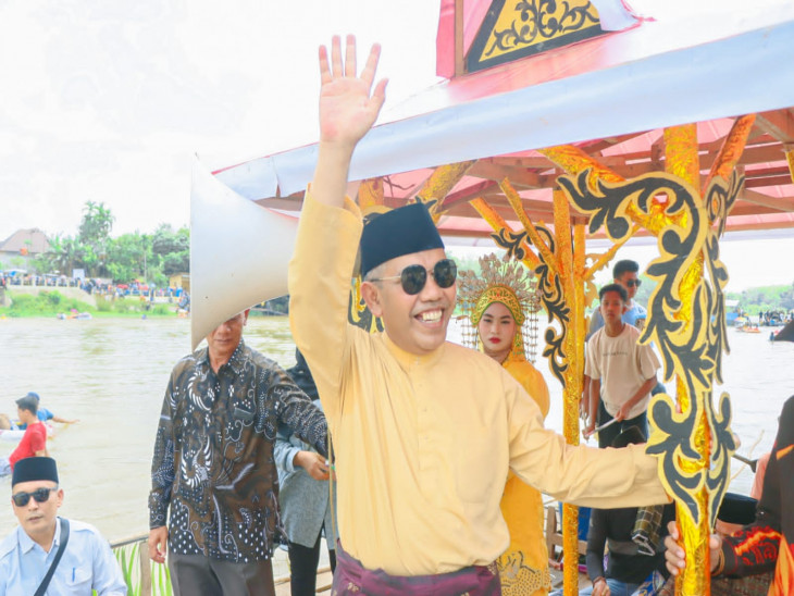 Kamsol Berhilir dari Tepian Sungai Langgini dan Finish ke Dermaga Desa Batu Belah
