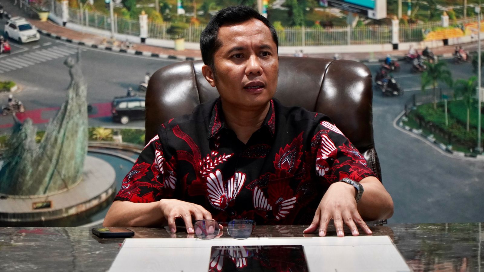 Asintel Kejati Riau Menerima Audiensi Dari Korpus BEM Se- Riau