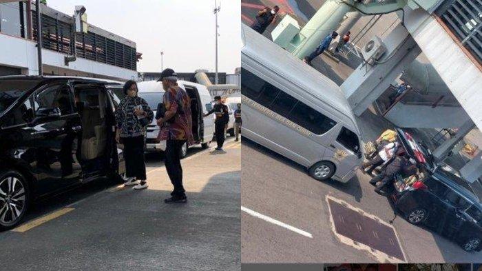 Sosok yang Tumpangi Alphard Masuk Apron Bandara Soetta Dikawal Mobil Bea Cukai, Ternyata Sri Mulyani