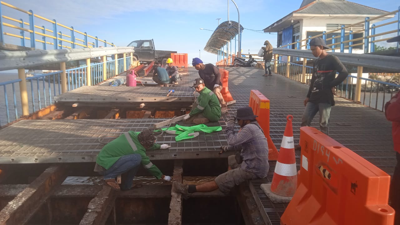 Dishub Mohon Maaf, Selama Dua Hari Pelabuhan Ro Ro Sungai Selari Dilayani Satu Dermaga