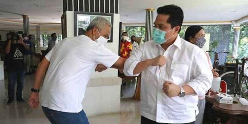 Digadang-gadang Berpasangan di Pilpres 2024, Ganjar-Erick Malah Bersebrangan soal Timnas Israel
