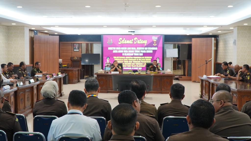 Direktur Upaya Hukum Luar Biasa Eksekusi JAM-Pidsus Kejagung Kunker ke Riau
