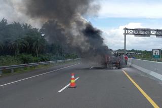 Ada Kecelakaan Kerja di Jalan Tol Pekanbaru-Dumai, Ini Penjelasan Polisi