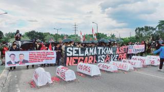 Buntut 11 Pekerja Tewas, Ratusan Massa Demo Pertamina Hulu Rokan, Ini Tuntutannya