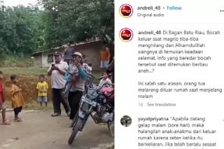 Serem! Hilang Saat Magrib, Bocah 2 Tahun di Riau Ditemukan di Kebun Sawit, Ngaku Diajak Bermain Nene