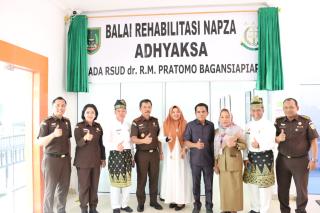 Kunker Ke Rohil, Kajati Riau Dr Supardi Resmikan Balai Rehabilitasi Adhyaksa