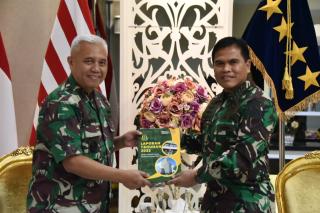 Sosialisasi Organisasi, JAM- Pidmil Melakukan Kunjungan ke Kasal TNI AL