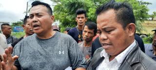 Eksekusi Tanah oleh PN Pekanbaru Ricuh, Ahli Waris Febriant Manik Nekat Halangi EscavatorÂ 