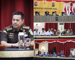 Aspidmil Kejati Riau Menghadiri Kegiatan Kunker Badan Legislasi DPR RI di Pekanbaru
