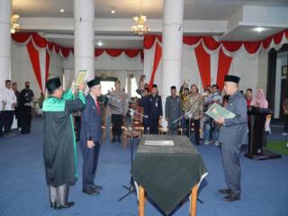 Pj Bupati Kampar Lantik Ir Azwan, M. Si Sebagai Pj Sekda