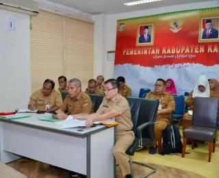 Pj Bupati Kampar Rakor Perdana Inflasi di Bulan Ramadhan Dengan Mendagri