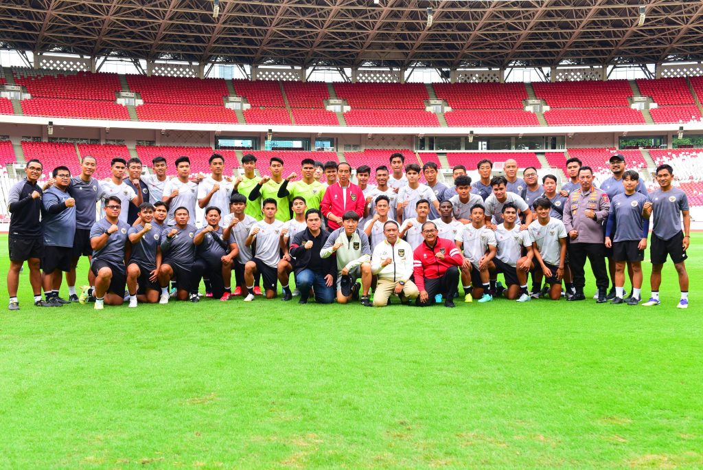 Batal Jadi Tuan Rumah Piala Dunia, Presiden Jokowi Temui Pemain Timnas U-20 di Stadion GBK