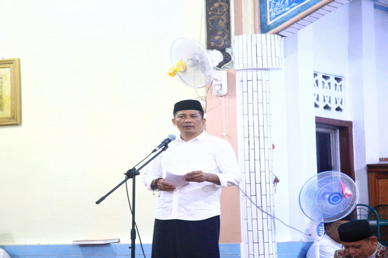 Safari Ramadan ke Kudap, Bupati Adil Ingatkan Warga Waspada Karlahut