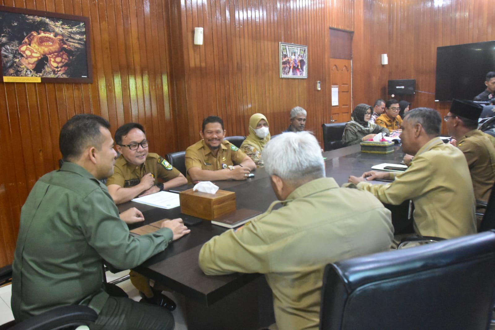 Bahas Pembangunan Strategis Kawasan Suaka Margasatwa, Bupati Bengkalis Rapat Bersama BKSDA Riau