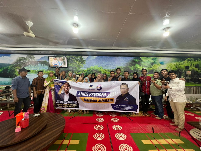 Bacaleg DPRD Pekanbaru Datuk Nouvendi Silaturahmi Dengan Tim Sukses