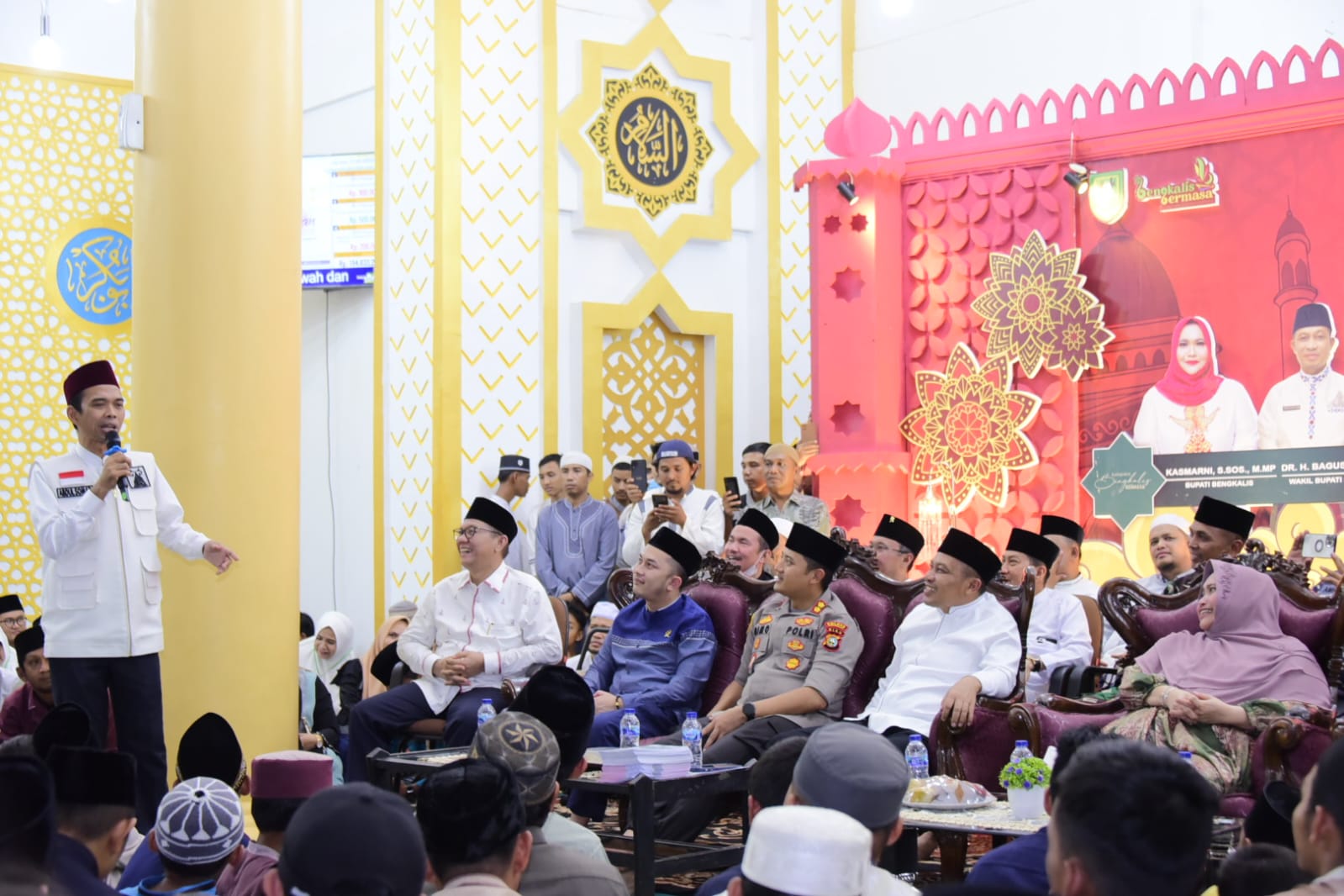 Hadirkan Ustadz Abdul Somad, Pemkab Bangkalis Peringati Nuzulul Quran di Masjid Arafah Duri