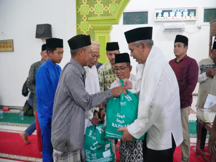 Meskipun Hari Libur, Kamsol Tetap Gelar Safari Ramadhan di Deli Makmur