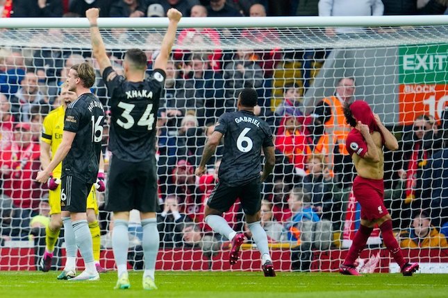 Premier League: Arsenal Tertahan di Kandang Liverpool
