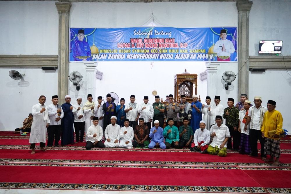Wagubri Hadiri Peringatan Nuzul Quran di Masjid Besar Syuhada