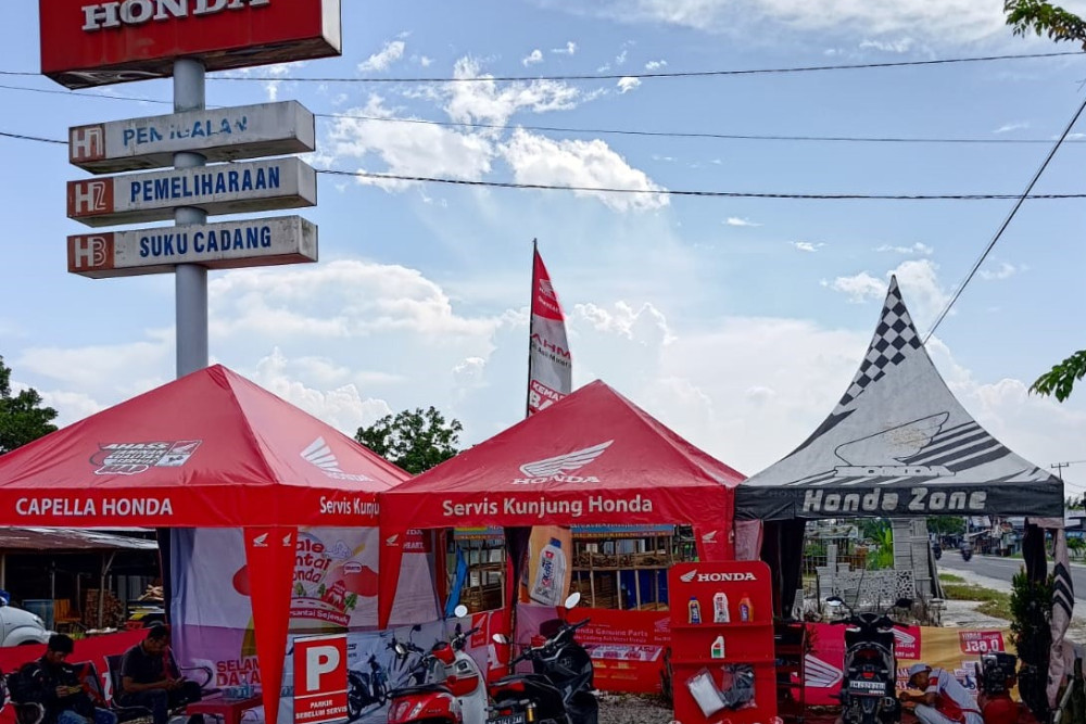 AHASS Siagakan 2 Bengkel untuk Pemudik di Wilayah Kampar