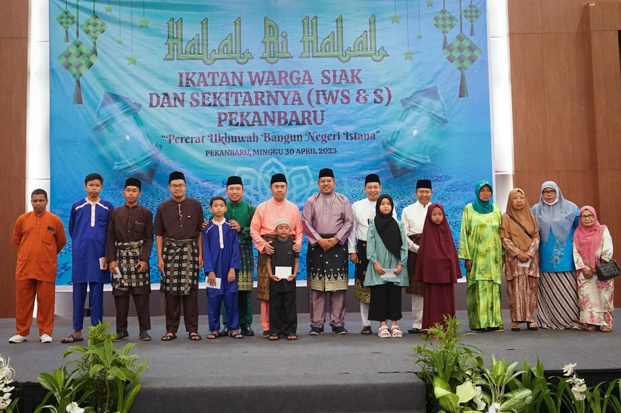 Halal Bi Halal Masyarakat Siak di Pekanbaru Berlangsung Penuh Kekeluargaan