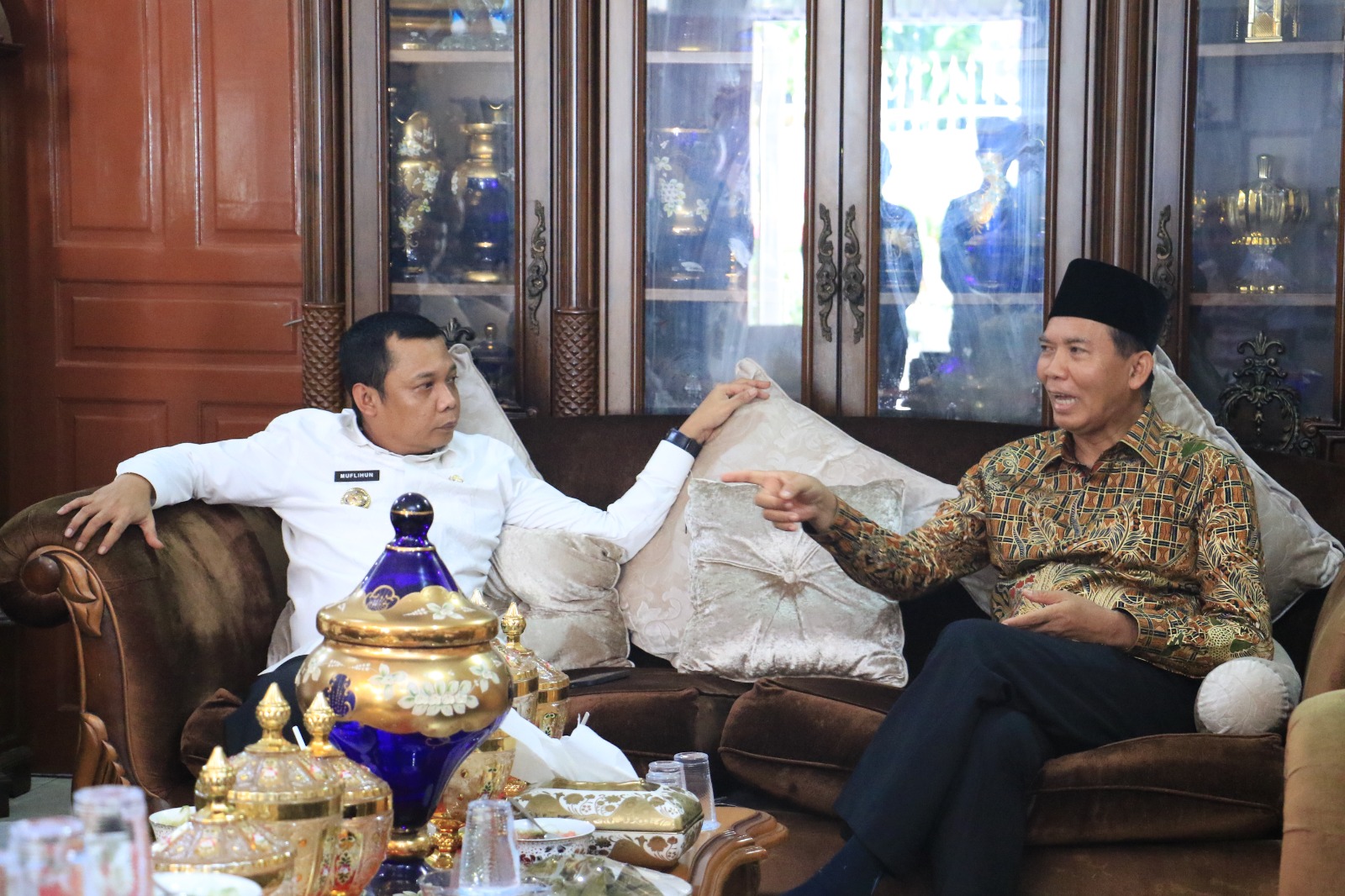 Pj Wali Kota Silaturahmi ke Kediaman Mantan Wali Kota Firdaus