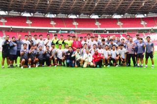 Batal Jadi Tuan Rumah Piala Dunia, Presiden Jokowi Temui Pemain Timnas U-20 di Stadion GBK