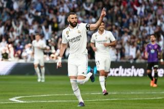La Liga: Benzema Cetak Hattrick, Real Madrid Lumat Real Valladolid dengan Skor 6-0