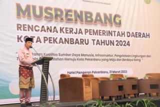 Pj Wali Kota Pekanbaru Tekankan 5 Masalah di Musrenbang
