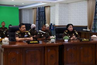 Kejati Riau Ikuti Giat Sosialisasi Pemenuhan Indeks Zona Integritas Pengisian LKEÂ 