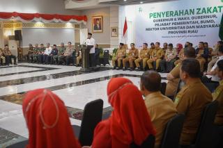 Baznas Riau Salurkan Zakat dalam Bentuk Distribusi Langsung dan Pemberdayaan