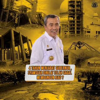 Nilai Syamsuar Gagal Pimpin Riau, AMPR: Semoga di 2024 Masih Ada Partai Politik Mau Mengusung