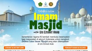 Kemenag Buka Seleksi Calon Imam Masjid Uni Emirat Arab, Ini Syaratnya