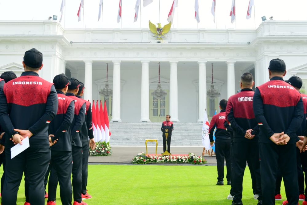 Presiden Jokowi Lepas Kontingen Indonesia untuk SEA Games Ke-32 di Kamboja