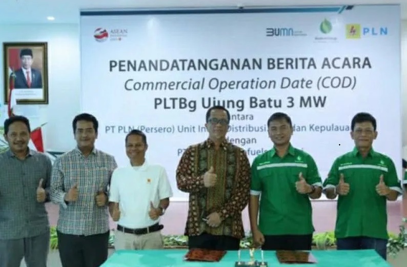 Pertama di Riau, Pembangkit Listrik Tenaga Biogas Resmi Beroperasi