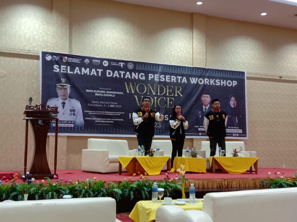 Disbudpar Pekanbaru Gelar Workshop Pada Agenda Wonder Voice of Indonesia 2023