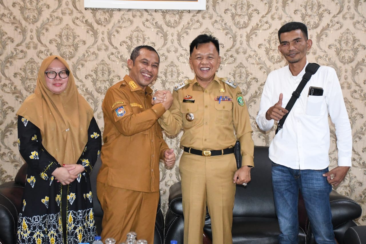 Wabup Bagus Santoso Silaturahmi dengan Plt Bupati Meranti