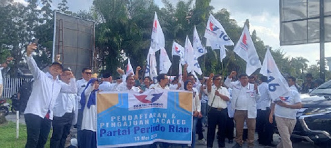Daftarkan Caleg ke KPU, DPW Perindo Riau Optimis Raih Kemenangan