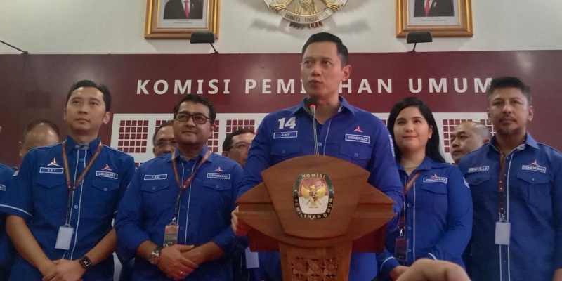 Resmi Daftar Bacaleg, AHY Optimis Kursi Demokrat Meroket