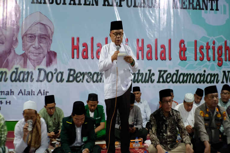 Plt. Bupati Asmar Hadiri Halalbihalal NU Meranti