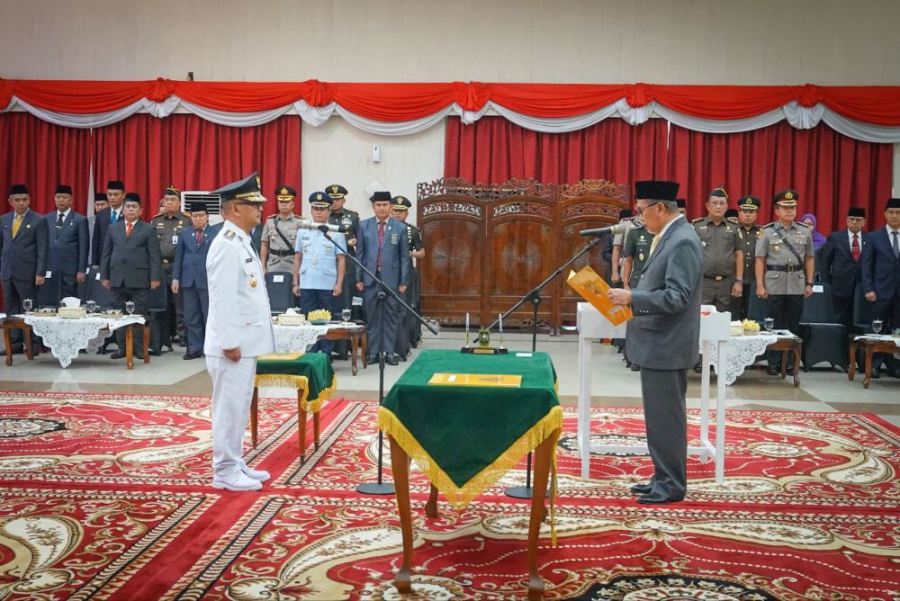 Resmi! Gubernur Syamsuar Lantik Muhammad Firdaus Sebagai Pj Bupati Kampar