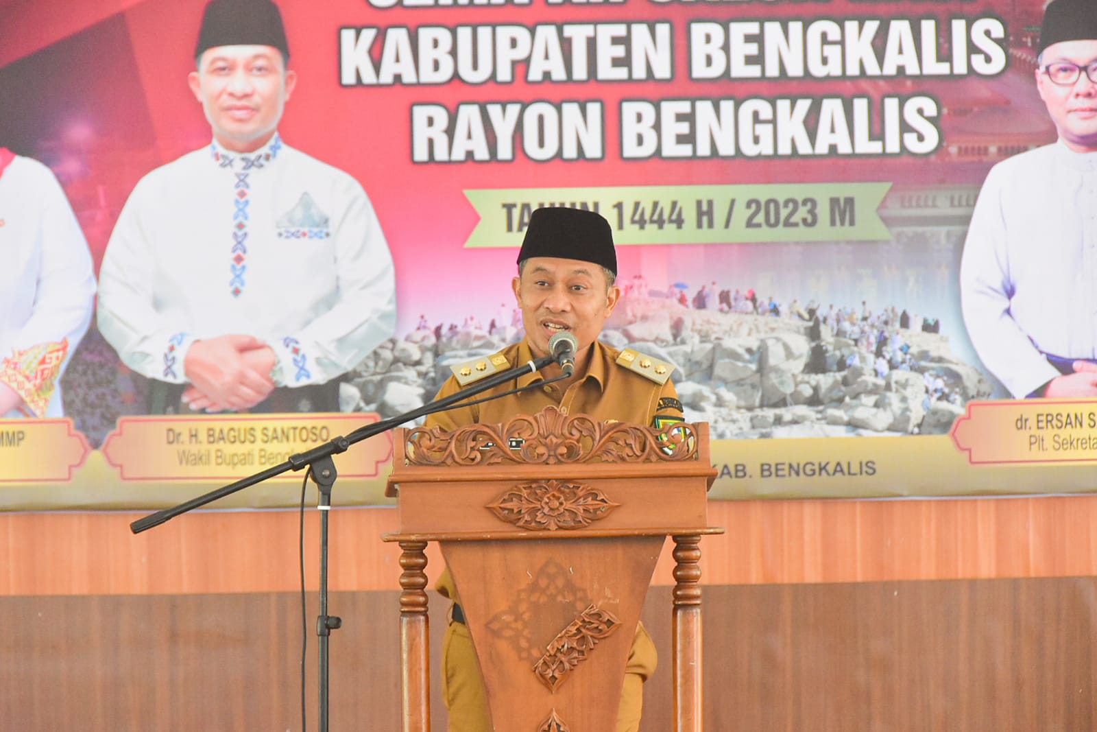 Wabup Bagus Buka Pembekalan JCH Rayon Bengkalis