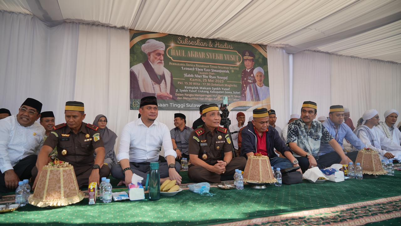 Kajati Sulsel Prakarsai Pelaksanaan Haul Akbar Syekh Yusuf Al- Makassari 2023